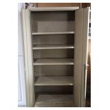 Metal Storage Cabinet 4 Shelves 65.5 X 30 X 15 in