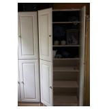 Freestanding Kitchen Pantry Storage Cabinet with Adjustable Shelves #1