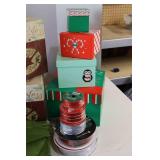 Mixed Lot Christmas Boxes, Ribbon, Organza Gift Bags & Stocking Holders