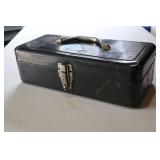 Metal Toolbox with Assorted Hand Tools