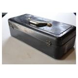 Metal Toolbox with Assorted Hand Tools