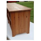 Wooden 8-Compartment Mudroom Rack