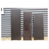 Shelving Boards White & Ebony (Lot of 7)