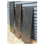 Shelving Boards White & Ebony (Lot of 7)