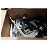 Shelving Boards White & Ebony (Lot of 7)
