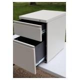 20 in Metal Drawer File Cabinet With 2 Drawers