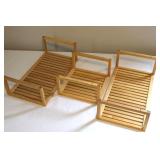 Wood & Metal Storage Shelves