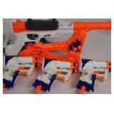 Nerf Sharpsfire, Disruptor & Triad EX-3 Blasters Mixed Lot With Darts