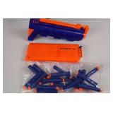 Nerf Elite Delta Trooper Blaster With Barrel Extension, Magazine & Darts