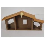 Holiday Decorations Nativity Scene & FRIENDS Snowman Sign