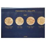Whitman Presidential Dollars 2007-2016 Coin Album