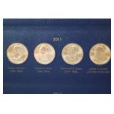 Whitman Presidential Dollars 2007-2016 Coin Album