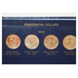 Whitman Presidential Dollars 2007-2016 Coin Album