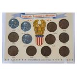 World War II Patriotic Wheat Pennies Collection