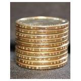 Presidential Dollar Coins Denver Mint (Lot of 10)