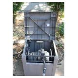Suncast Hose Reel Cabinet with Hose