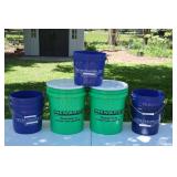 5-Gallon and 1-Gallon Bucket Assortment