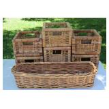 Wicker Storage Baskets & Boxes