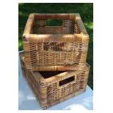 Wicker Storage Baskets & Boxes
