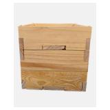 DESIGNER STYLE SOLID WOOD PATIO UMBRELLA HOLDER/STAND – RETAILS $65!