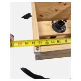 DESIGNER STYLE SOLID WOOD PATIO UMBRELLA HOLDER/STAND – RETAILS $65!