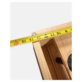 DESIGNER STYLE SOLID WOOD PATIO UMBRELLA HOLDER/STAND – RETAILS $65!