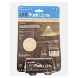 SensorBrite Wireless Motion Activated LED Puck Lights 2-Pack – New In Package!