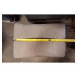 Set of 3 Upholstered Counter Height Stools – Neutral Fabric & Wood Finish