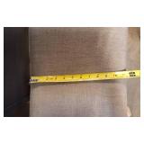 Set of 3 Upholstered Counter Height Stools – Neutral Fabric & Wood Finish