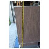 Vintage 72” Glass Display Showcase Cabinet Store Counter Woodgrain Retail Case