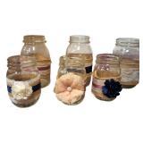 Rustic Mason Jar Wedding Decor Set – 51 Decorative Jars for Centerpieces, Crafts & Canning