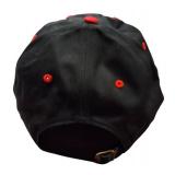 48 New Black & Red Adjustable Baseball Caps – Bulk Lot Blank Hats for Teams, Events & Resale