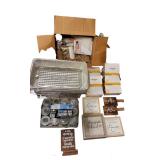 Wedding Decor & Event Supply Misc Lot – Chafing Set, Curtain Lights, Rustic Signs & Craft Décor