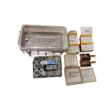 Wedding Decor & Event Supply Misc Lot – Chafing Set, Curtain Lights, Rustic Signs & Craft Décor