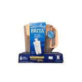 New Brita 6-Cup Water Filter Pitcher & JWorld Insulated Lunch Bag Bundle – Stylish Everyday Essentials Lot