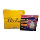 Magical Unicorn Kids Bundle – Bixbee Unicorn Sleeping Bag & Light Up Unicorn Pillow Kit New