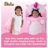 Magical Unicorn Kids Bundle – Bixbee Unicorn Sleeping Bag & Light Up Unicorn Pillow Kit New
