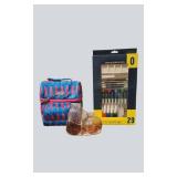 Painter’s Starter Bundle – New Art Alternatives 29pc Paint Set, Insulated JWorld Bag & Glass Décor