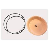 Raised Pet Food & Water Bowl Stand – 10 Cup Capacity