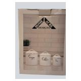 Home Acre Designs Farmhouse Kitchen Canister & Accessory Set – NEW 6 Piece Bundle