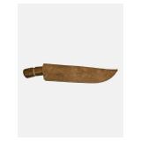 VF-143PW Fixed Blade Hunting Knife w/ Leather Sheath