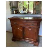 American Heritage Collection Flip Top Server Cabinet 37x19x34 Very Good