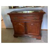 American Heritage Collection Flip Top Server Cabinet 37x19x34 Very Good