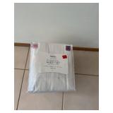 Home Cal-King Flannel Sheet Set 100% Cotton White In Package