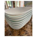 Corelle Vitrelle 21 Pc Square Dinnerware Set Abstract Pattern