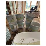 Corelle Vitrelle 21 Pc Square Dinnerware Set Abstract Pattern