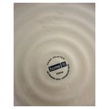 Home Stoneware Dinnerware Set 16 Pc Cream Beige Hand-Painted