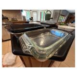 Assorted Bakeware Lot Metal Glass Silicone Pans Dishes Kitchen Set