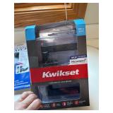 Kwikset Bed & Bath Door Lever Lockset Black Open Box Packaging Wear