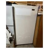 United Upright Freezer White Heavy Duty Single Door Vintage